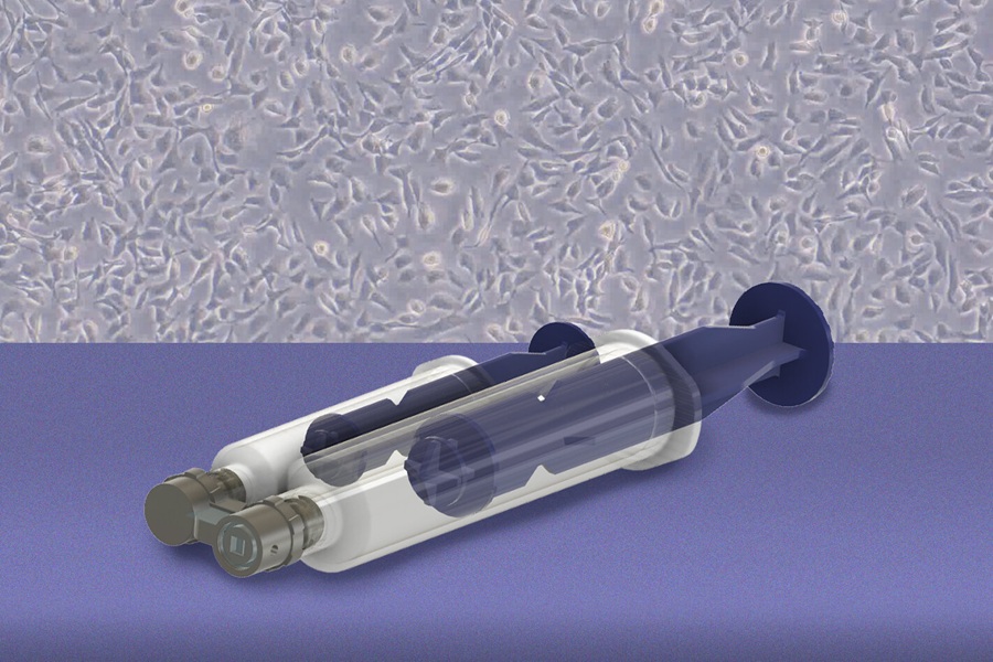 Image: MIT researchers have developed a handheld device capable of gently collecting living cells from specific locations to test for ovarian and many other types of cancer. (Photo courtesy of Kripa Varanasi, et al)