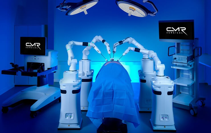 Image: The strategic alliance centered on the Versius Surgical Robotic portfolio (Photo courtesy of CMR Surgical)