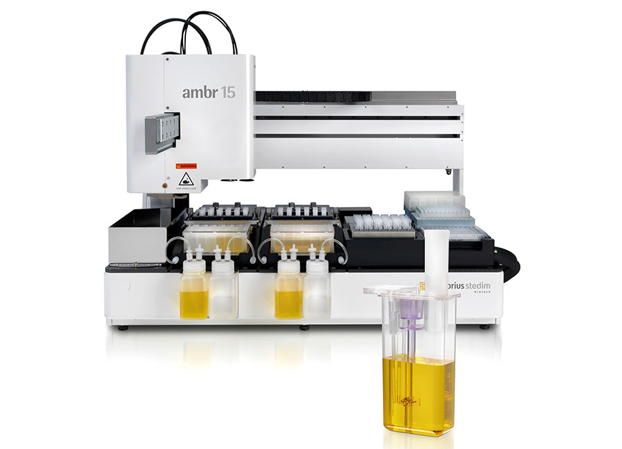 The new ambr 15 fermentation micro-bioreactor system designed to enhance microbial strain screening applications
