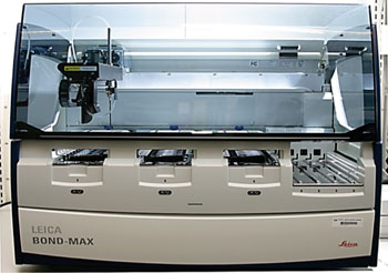 Leica\'s BOND-MAX fully automatic immunochemistry stainer