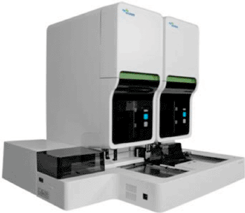 Image: The XN-2000 series model automated hematology analyzer (Photo courtesy of Sysmex).