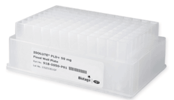 Image: The ISOLUTE PLD+ protein and phospholipid removal plate (Photo courtesy of Biotage).