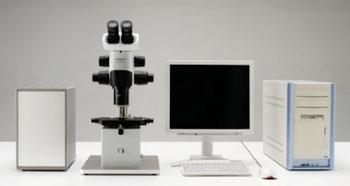 Image: The scanning acoustic microscope AMS-50SI system (Photo courtesy of Honda Electronics Co, Ltd).