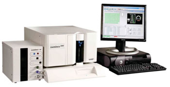 Image: The Luminex 100/200 multiplex analyzer system (Photo courtesy of Luminex).