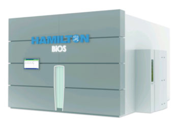 Image: The Hamilton BIOS M Ultra-low Temperature Storage System (Photo courtesy of Hamilton Storage Technologies).
