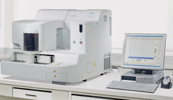 Image: The Sysmex CS2000i fully automated blood coagulation analyzer (Photo courtesy of Siemens).