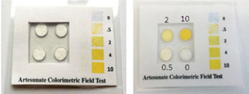 Image: The Artesunate Field Test Kit (Photo courtesy of Oregon State University).