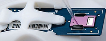Image: A lab-on-chip to identify and differentiate tropical pathogens (Photo courtesy of the Agency for Science, Technology and Research).
