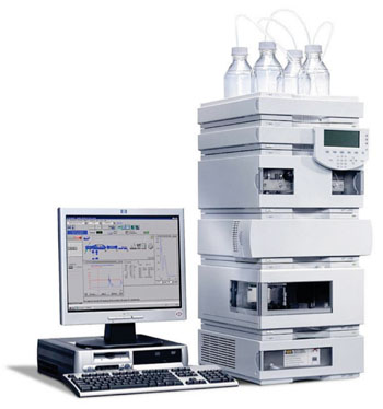 Image: The Agilent 1100 high-performance liquid chromatography (Photo courtesy of Agilent Technologies).