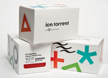 Image: The Ion Torrent Ion AmpliSeq Cancer Primer Pool kit (Photo courtesy of Life Technologies).