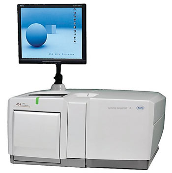 Image: The Genome Sequencer 454FLX system (Photo courtesy of Roche).