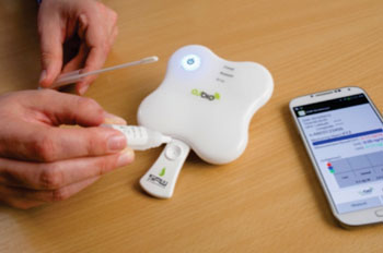 Image: The OJ Bio innovative mobile prototype successfully provides quick and accurate point-of-care diagnosis of flu and other respiratory conditions, and has potential for detection of a wide range of other diseases (Photo courtesy of OJ Bio).