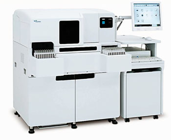 Image: The automated immunoassay system HISCL-5000 series (Photo courtesy of Sysmex).