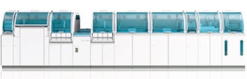 Image: The cobas 8100 automated workflow system (Photo courtesy of Roche).