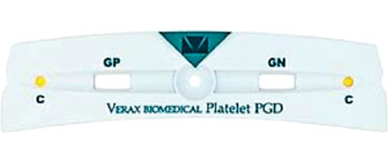 Image: The Platelet PGD Test is a rapid, qualitative immunoassay for the detection of aerobic and anaerobic Gram-positive and Gram-negative bacteria in platelets for transfusion (Photo courtesy of Verax Biomedical).