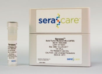 Image: The Seraseq Solid Tumor Mutation Mix kit (Photo courtesy of SeraCare).