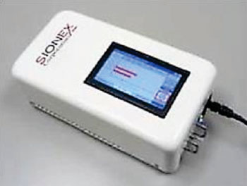 Image: The Sionex microanalyzer trace chemical detection system (Photo courtesy of Sionex Corporation).