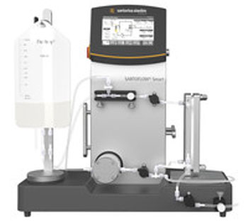 Image: SARTOFLOW Smart is an easy-to-use benchtop cross-flow system for optimized ultrafiltration and diafiltration applications (Photo courtesy of Sartorius Stedim Biotech).