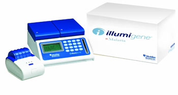 Image: The new CE-marked “illumigene Malaria” DNA amplification assay for detection of Plasmodium spp. DNA in human whole blood samples (Photo courtesy of Meridian Bioscience).