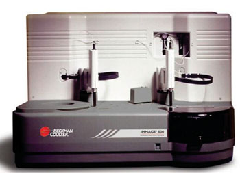 Image: The IMMAGE 800 Immunochemistry System (Photo courtesy of Beckman-Coulter).