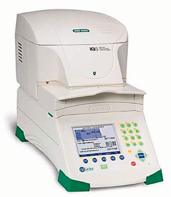 Image: The iQ5 real-time polymerase chain reaction detection system (Photo courtesy of Bio-Rad).