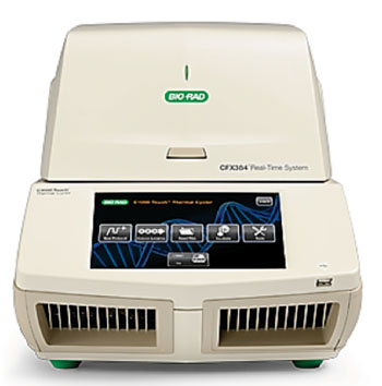 Image: the CFX96 real-time thermocycler (Photo courtesy of Bio-Rad).