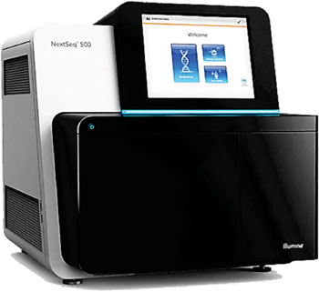 Image: The NextSeq 500 Series desktop sequencing system (Photo courtesy of Illumina).