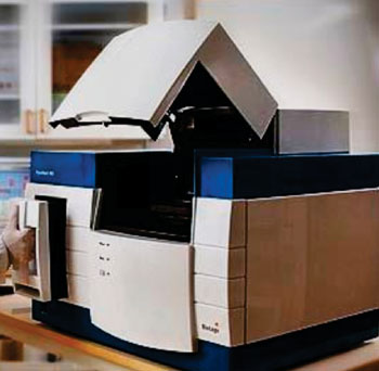Image: The Pyromark Q96 MD pyrosequencing instrument (Photo courtesy of Qiagen).