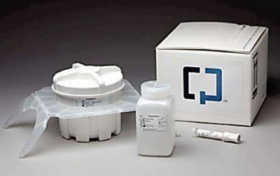 Image: The Cologuard testing kit for colorectal cancer (Photo courtesy of Exact Sciences).