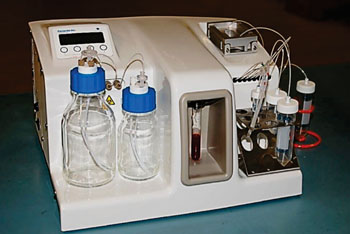 Image: The ANGLE Parsortix cell separation system (Photo courtesy of ANGLE).