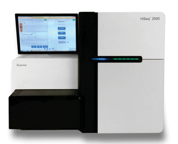 Image: The HiSeq 2500 sequencing system (Photo courtesy of Illumina).