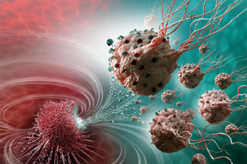 Image: Nanorobotic agents composed of more than 100 million flagellated bacteria - and therefore self-propelled - and loaded with drugs that moved by taking the most direct path between the drug\'s injection point and the area of the body to cure (Photo courtesy of the Montréal Nanorobotics Laboratory, Polytechnique Montréal).