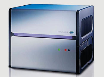 Image: The LightCycler 480 II, a rapid high-throughput, plate-based real-time PCR amplification and detection instrument (Photo courtesy of Roche Diagnostics).