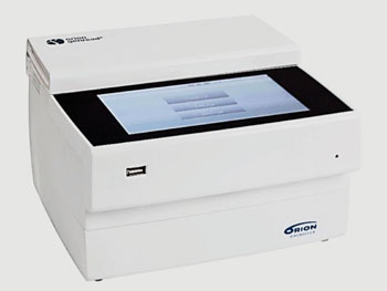 Image: The GenRead isothermal nucleic acid amplification device (Photo courtesy of Orion Diagnostica).