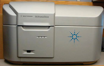 Image: The C Scanner high-resolution microarray scanner (Photo courtesy of Agilent Technologies).