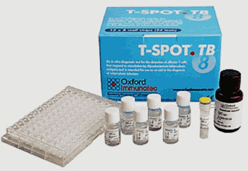 Image: The T-SPOT.TB Interferon-gamma release assay for tuberculosis screening (Photo courtesy of Oxford Immunotec Global).