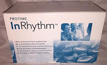 Image: The Protime InRhythm microcoagulation system kit (Photo courtesy of International Technidyne Corporation).