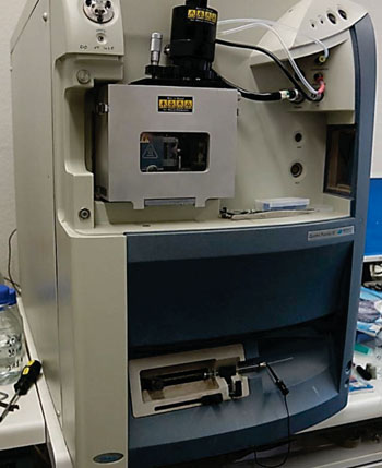 Image: The Quattro Premier XE tandem quadrupole mass spectrometer (Photo courtesy of Waters).