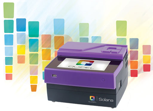 Image: The Solana platform leverages the Helicase-Dependent Amplification (HDA) technology to generate fast and accurate test results (Photo courtesy of Quidel).