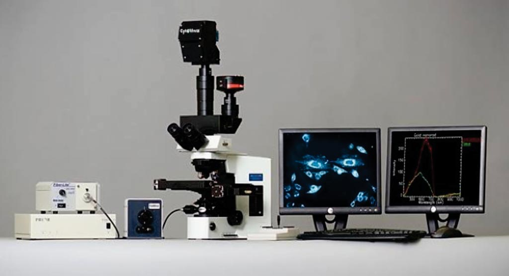 Image: The CytoViva hyperspectral imaging system (Photo courtesy of CytoViva).