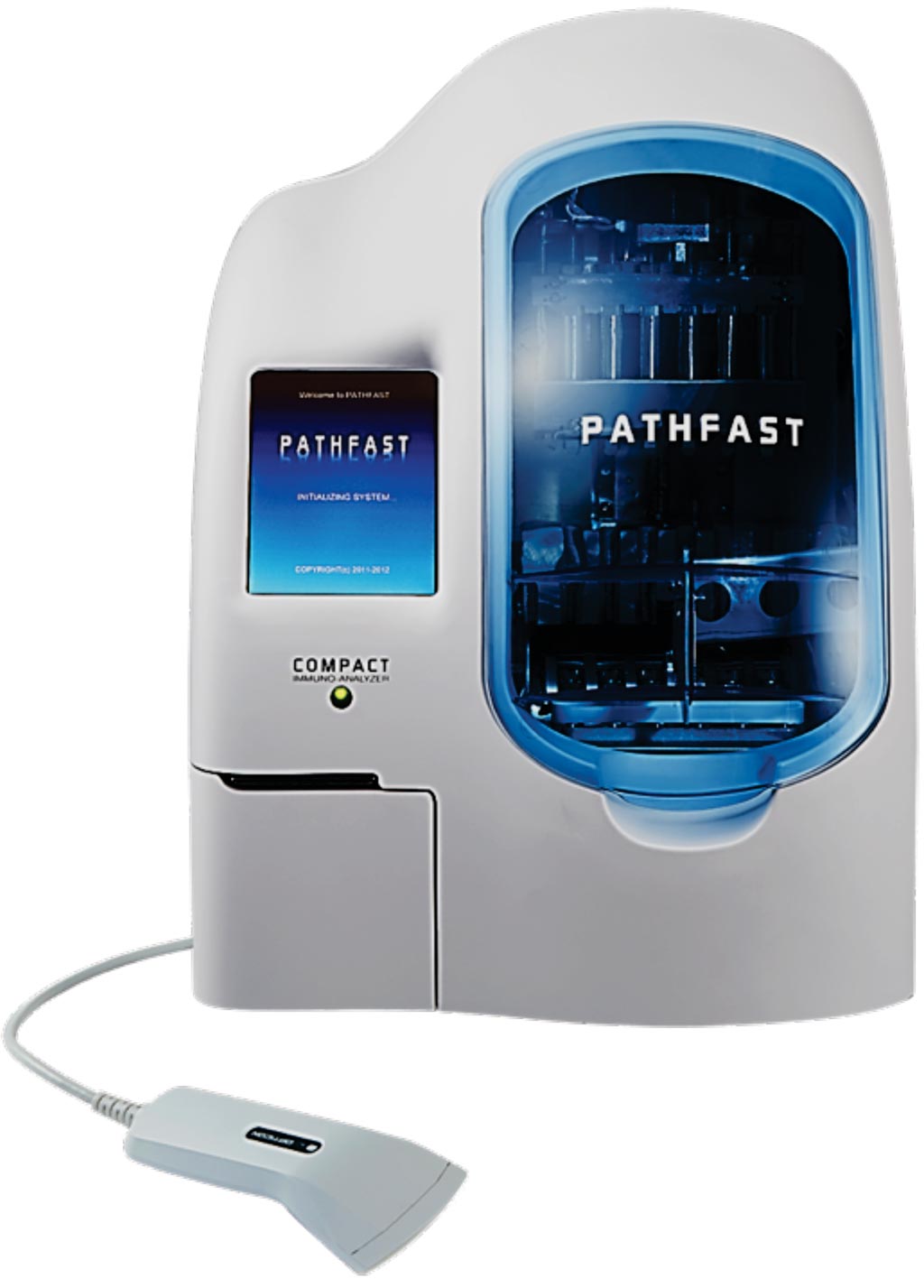 Image: The compact PATHFAST Immunoanalyzer used for the presepsin point-of-care assay (Photo courtesy of LSI Medience Corporation).