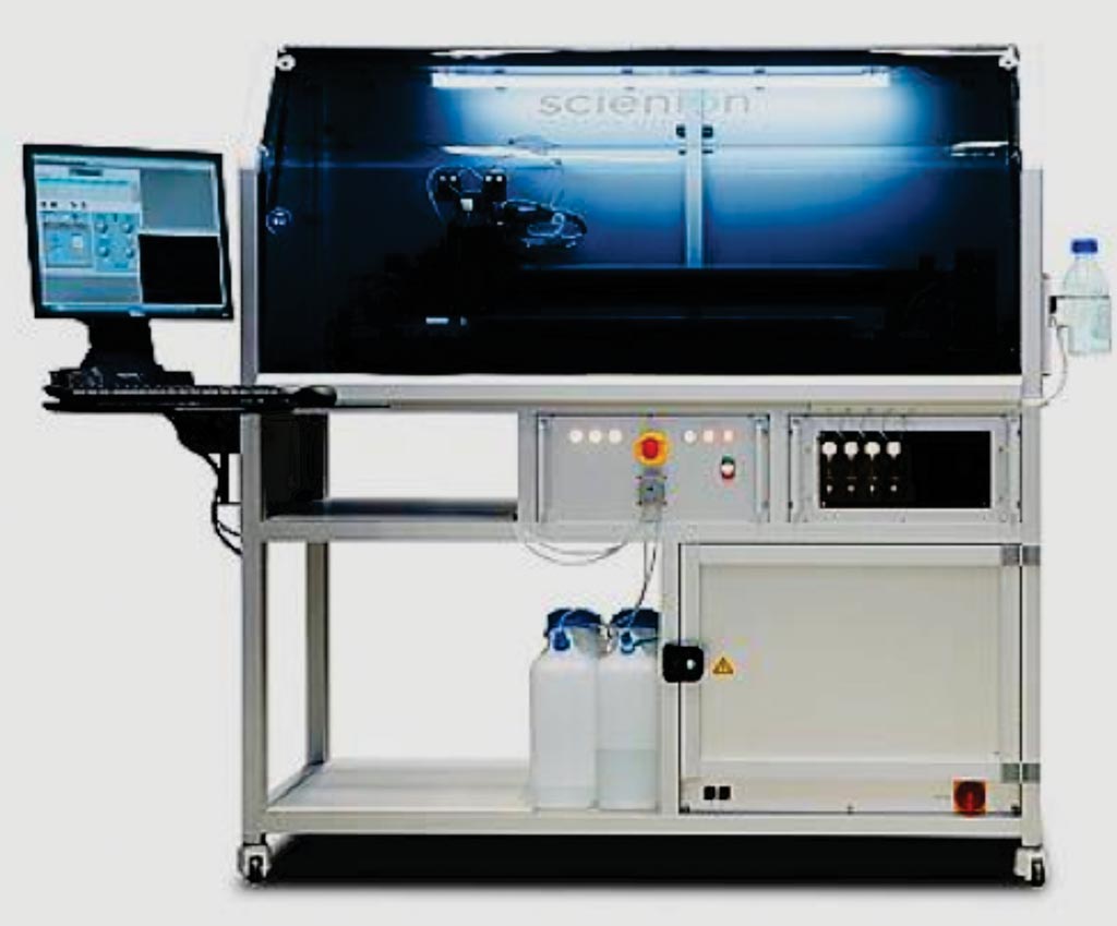 Image: The sciFLEXARRAYER system is an ultra-low volume dispensing systems (Photo courtesy of SCIENION).