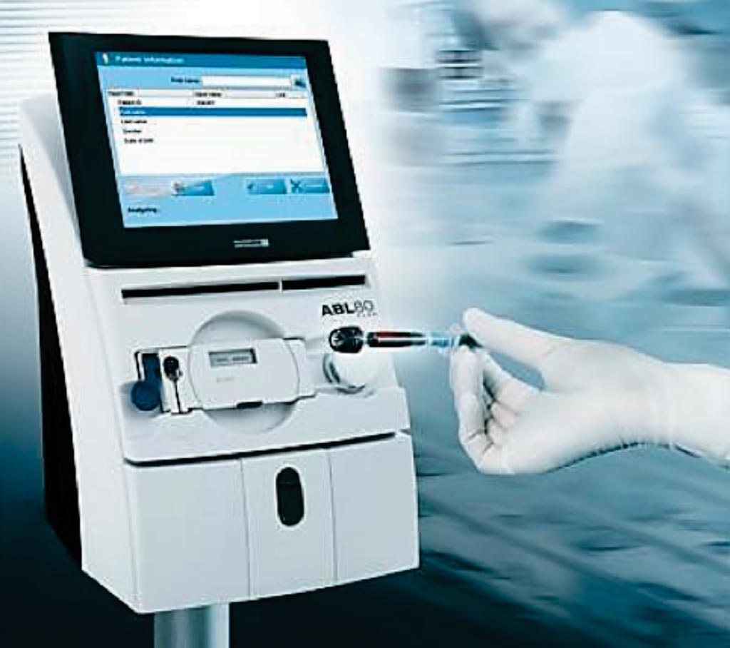 图片：血氧测量外部质量评估程序可与ABL80 FLEX CO-OX血气分析仪配套使用（图片蒙朗道实验室惠赐）。