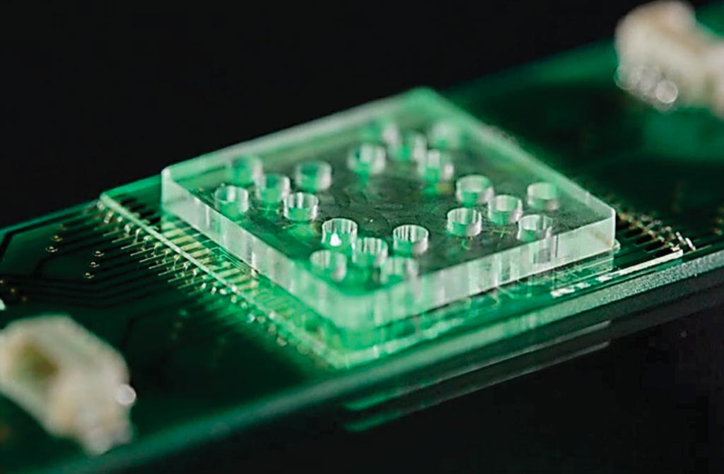 芯片实验室系统与拉曼谱配合使用，鉴定抗生素耐受性（图片蒙莱布尼兹光子技术研究所惠赐）。