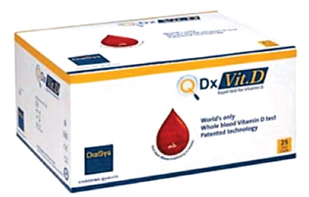 Image: The QDx Vit. D test is designed for the determination of Vitamin D in whole blood. The test delivers a qualitative result from a finger prick sample of 20 µL within 10 minutes (Photo courtesy of DiaSys).