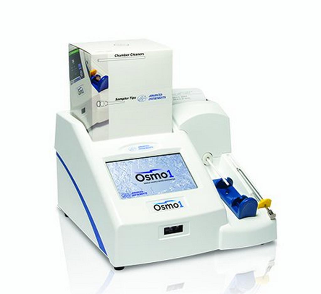 Image: The Osmo1 single-sample micro-osmometer (Photo courtesy of Advanced Instruments).