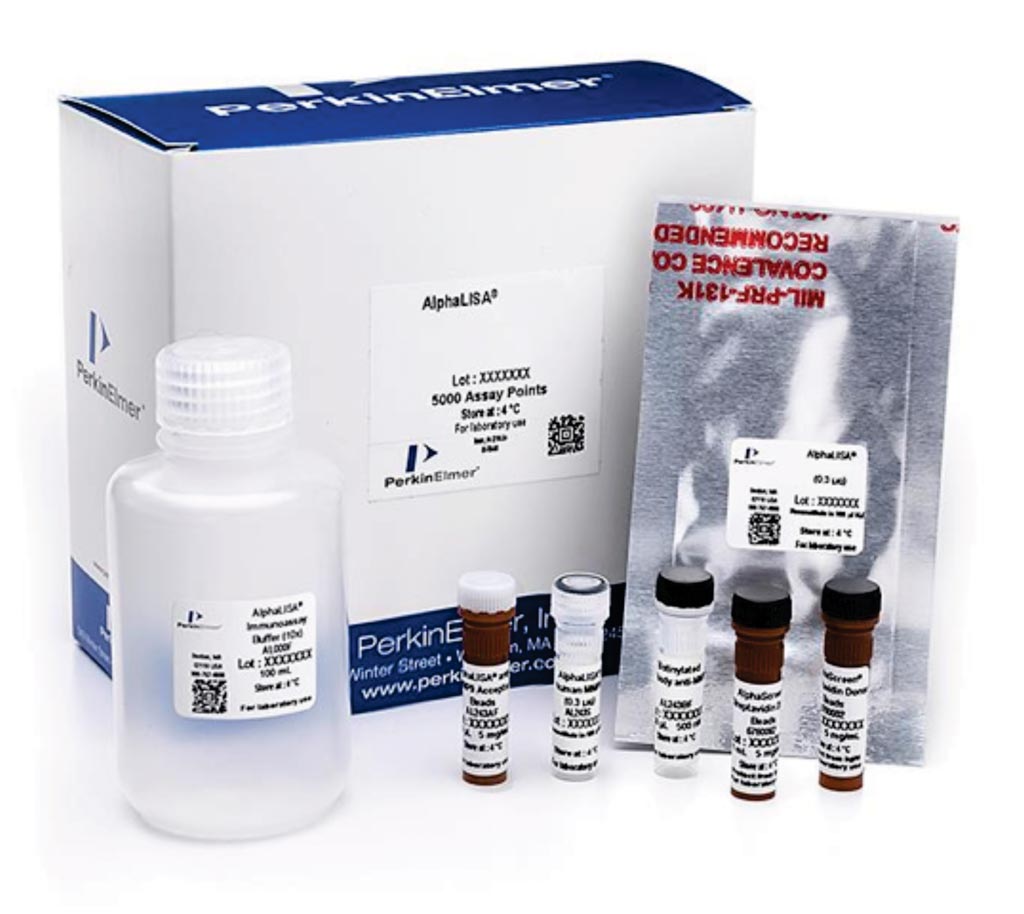 Image: Vascular cell adhesion protein 1 (VCAM‐1) enzyme-linked immunosorbent assay kit (Photo courtesy of PerkinElmer).