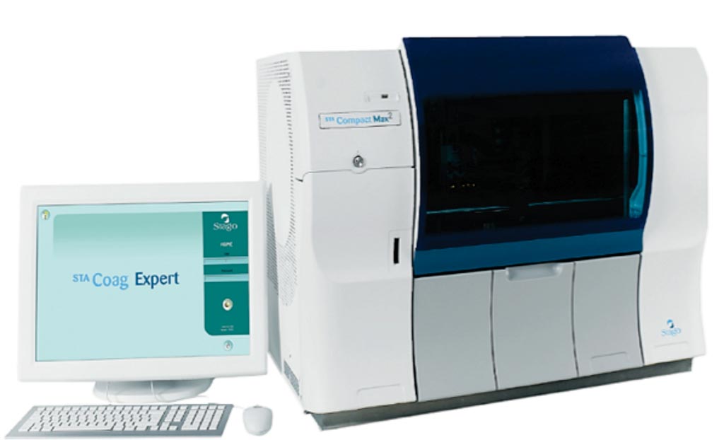Image: The STA COMPACT MAX 2 is a fully automated benchtop analyzer (Photo courtesy of Diagnostica Stago).