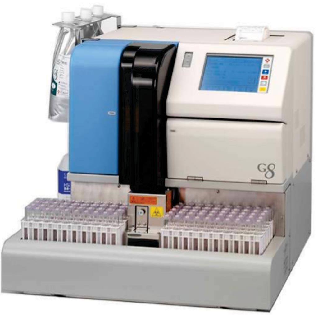 Автоматизированный анализатор гликогемоглобина HLC-723G8 (G8) используется для мониторинга и диагностики диабета (фото предоставлено Tosoh Bioscience).