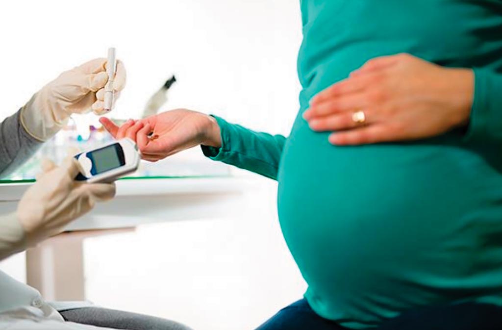 Image: A pregnant woman undergoing a blood test for gestational diabetes (Photo courtesy of US National Institute of Diabetes and Digestive and Kidney Diseases).